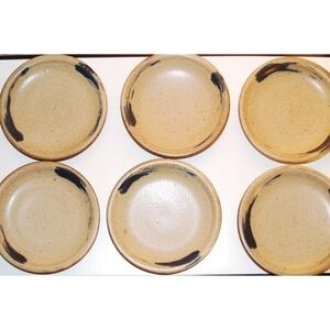 Vintage Stoneware Cup and Saucer Sets Coffee Miniature Expresso Rustic Dishes